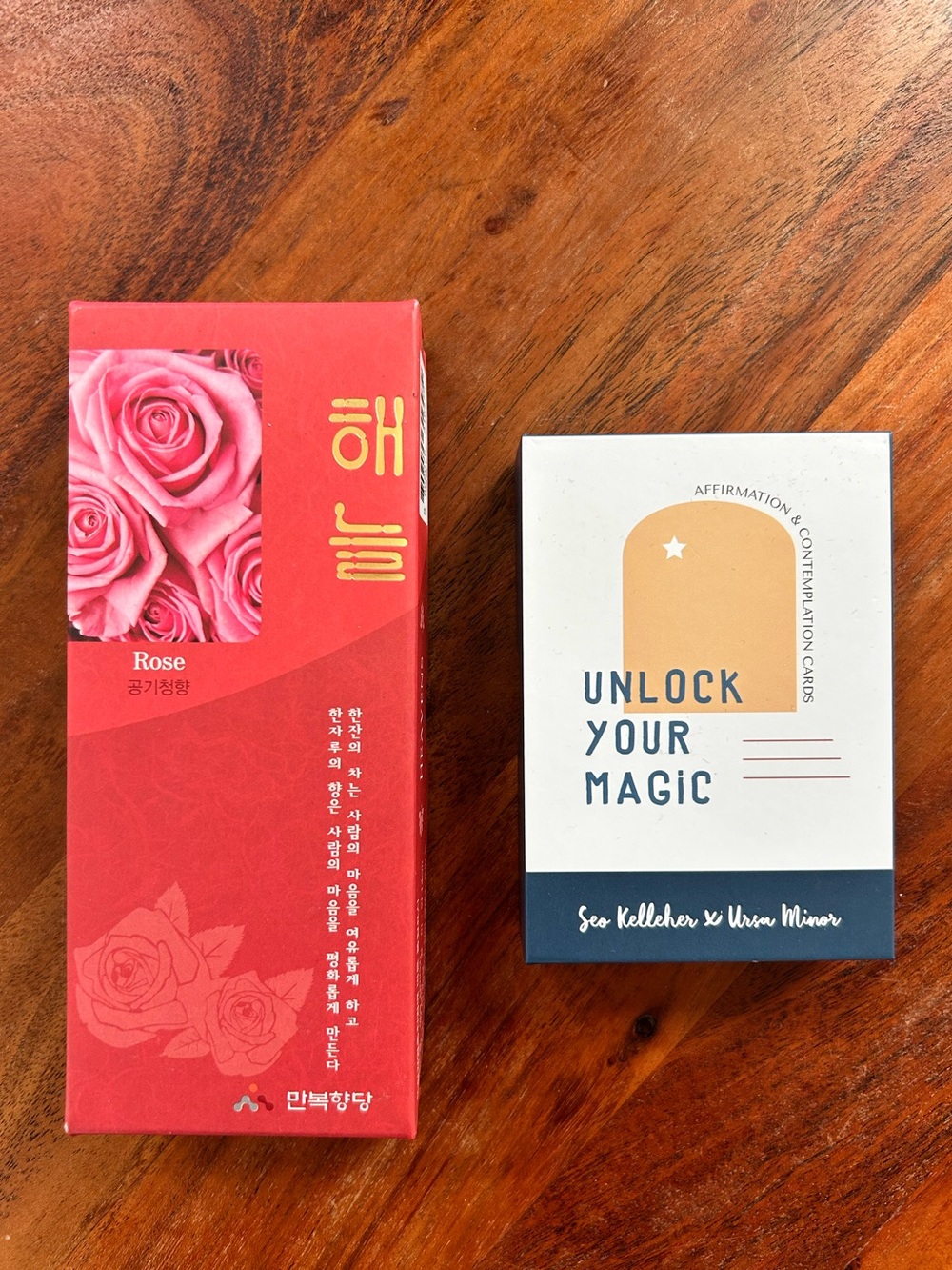 NWOT Unlock Your Magic Deck and Rose Incense